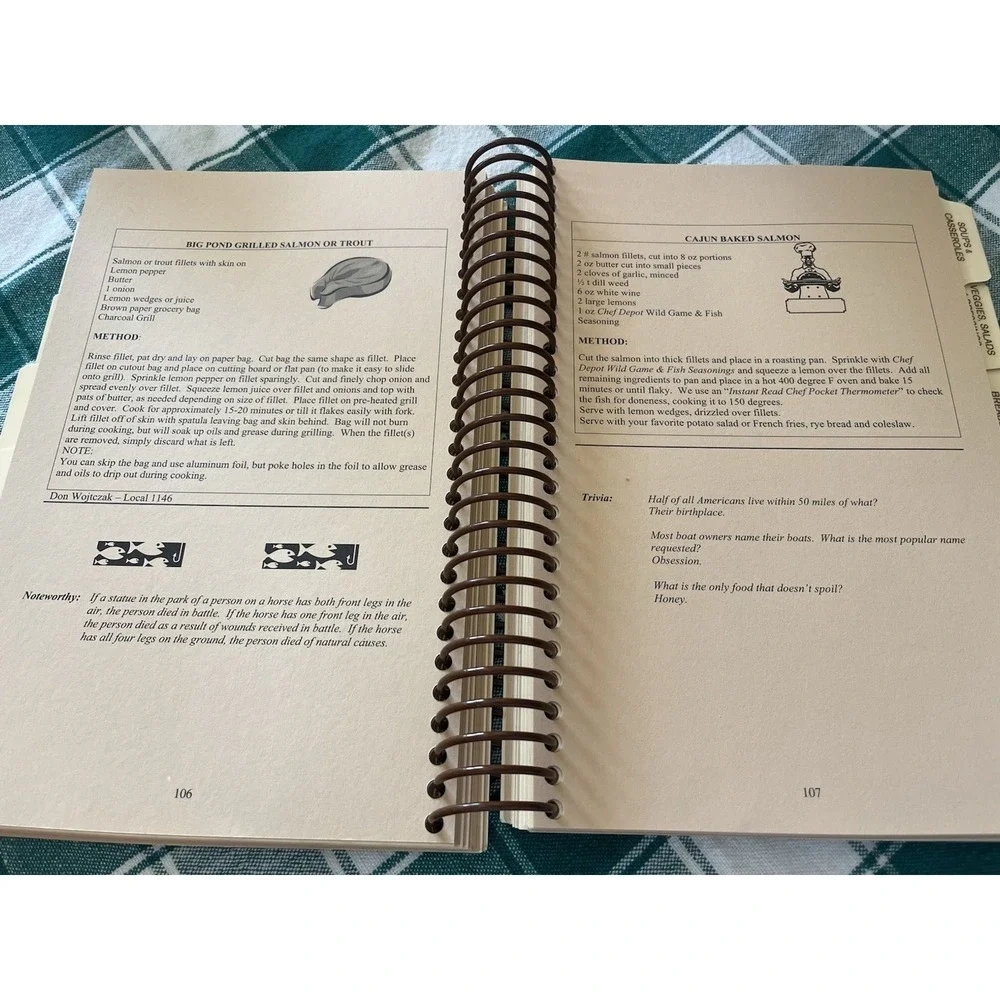 Wild Life Cookbook Northern Wisconsin Duck Game Quail Pigeon & More 2006